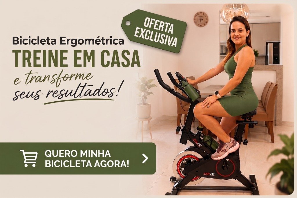 Bicicleta Ergométrica - Treine em casa e transforme seus resultados